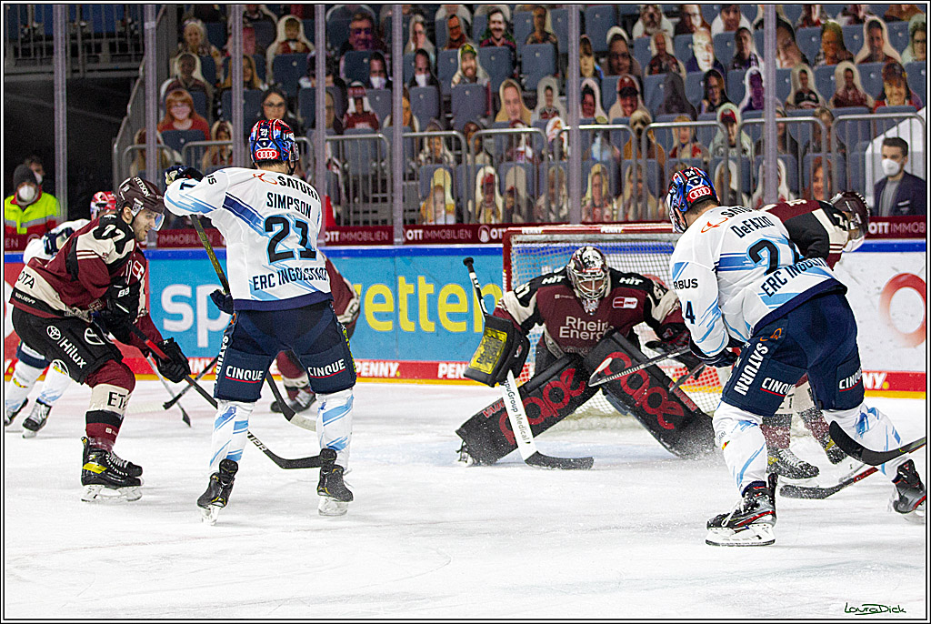 PENNY DEL;  Koelner Haie - ERC Ingolstadt; Koeln, 01.04.2021